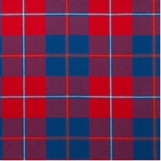 Reiver Light Weight Tartan Fabric - Galloway Red Modern